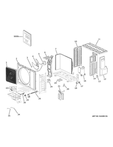 Part Location Diagram of 31-5000532 GE PM INSTALLATION INSTRUCTION