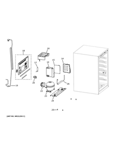 Sealed System Diagram and Parts List for QWR04DGRBGB  Haier Refrigerator