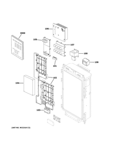 Part Location Diagram of 31-5000573 GE PM INSTALL INSTRUCTIONS