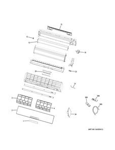 Room Air Conditioner Diagram and Parts List for HSU24VHJDBG  Haier Air Conditioner