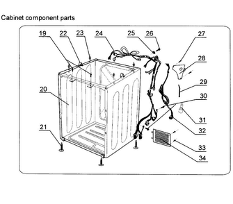 Part Location Diagram of 0030400766D Haier GUIDE CORD COMPONENT