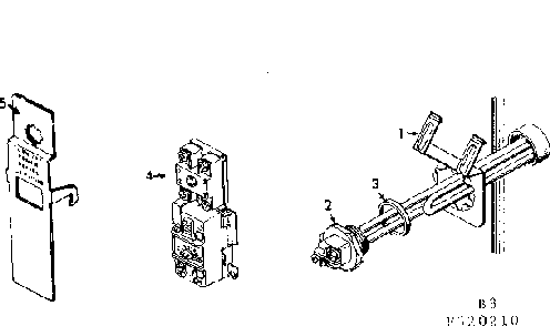 Controls Diagram and Parts List for 183323811  Kenmore Water Heater