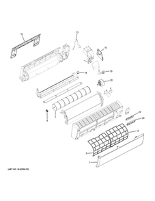 Room Air Conditioner Diagram and Parts List for HSU12VHGDBG  Haier Air Conditioner