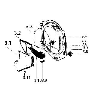 Door Asy Diagram and Parts List for HLTD600AEW  Haier Dryer