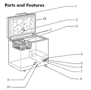Main Asy Diagram and Parts List for HF13CM10NW  Haier Freezer