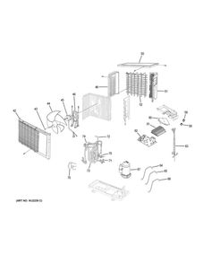 Room Air Conditioner Diagram and Parts List for HSU24VHJDBW  Haier Air Conditioner
