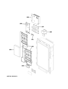 Control Parts Diagram and Parts List for MVHP096ME2CA1  Haier Air Conditioner