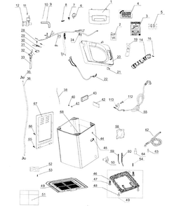 Part Location Diagram of WD-3550-03 Haier HOOK