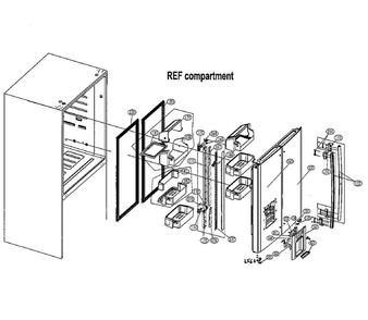 Fridge Asy Diagram and Parts List for PBFS21EDBP  Haier Refrigerator