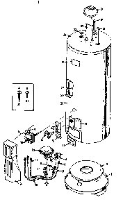Part Location Diagram of 018141 Maytag Water heater gas control valve