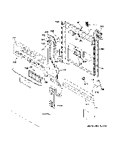 Escutcheon & door assembly Diagram and Parts List for QDP555SBN2TS  Haier Dishwasher