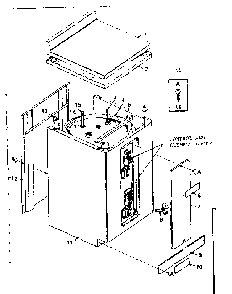 Replacement Parts Diagram and Parts List for 183316260  Kenmore Water Heater