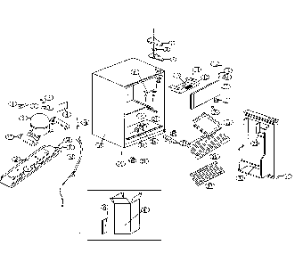 Part Location Diagram of RF-7350-352 Haier THERMOSTAT
