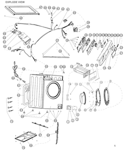 Part Location Diagram of WH02X26189 GE TAPPING  SCREW