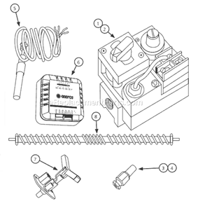 Page A Diagram and Parts List for HS9100S  Heatstar Heater