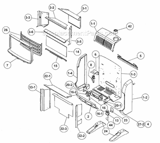 Part Location Diagram of 70366 Heatstar Ods/pilot Assembly