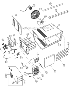 Part Location Diagram of 60141 Heatstar Electrode Sensor