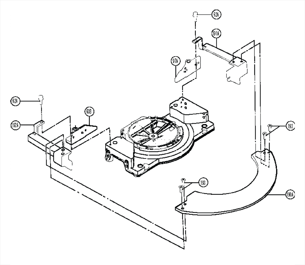 Page 2 Diagram and Parts List for C8FS  Hitachi Saw