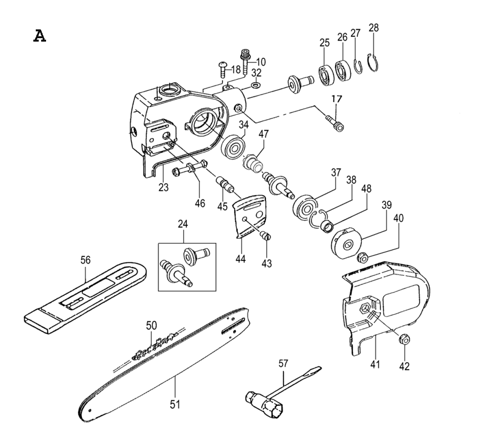 Page 3 Diagram and Parts List for CG-PS  Hitachi Saw