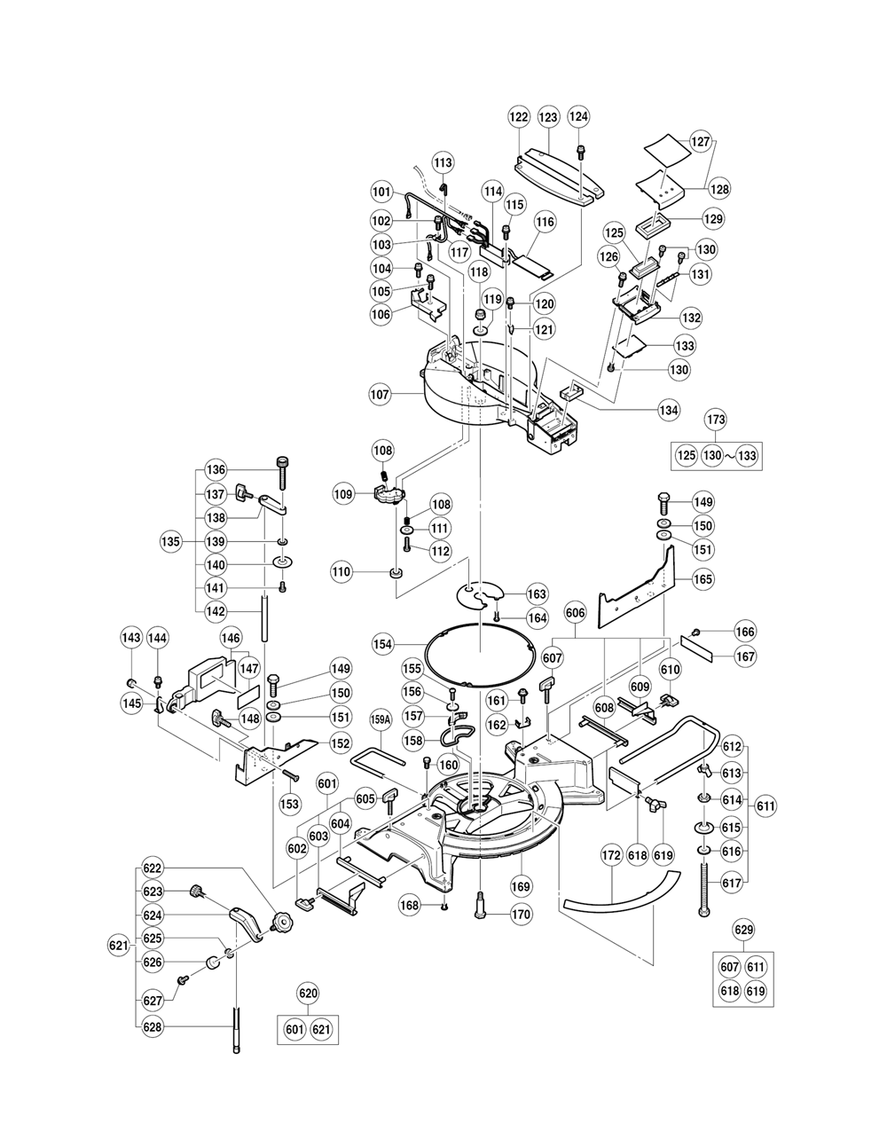 Page 1 Diagram and Parts List for C12LCE2  Hitachi Hammer Drill