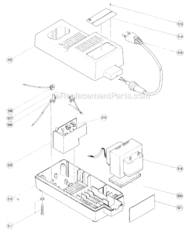 Page B Diagram and Parts List for CK12D  Hitachi Multi-Tool