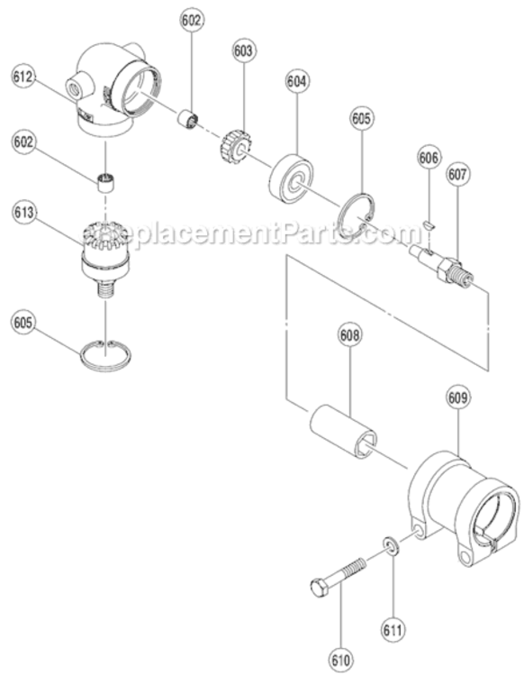Page B Diagram and Parts List for D13VFKL  Hitachi Electric Drill