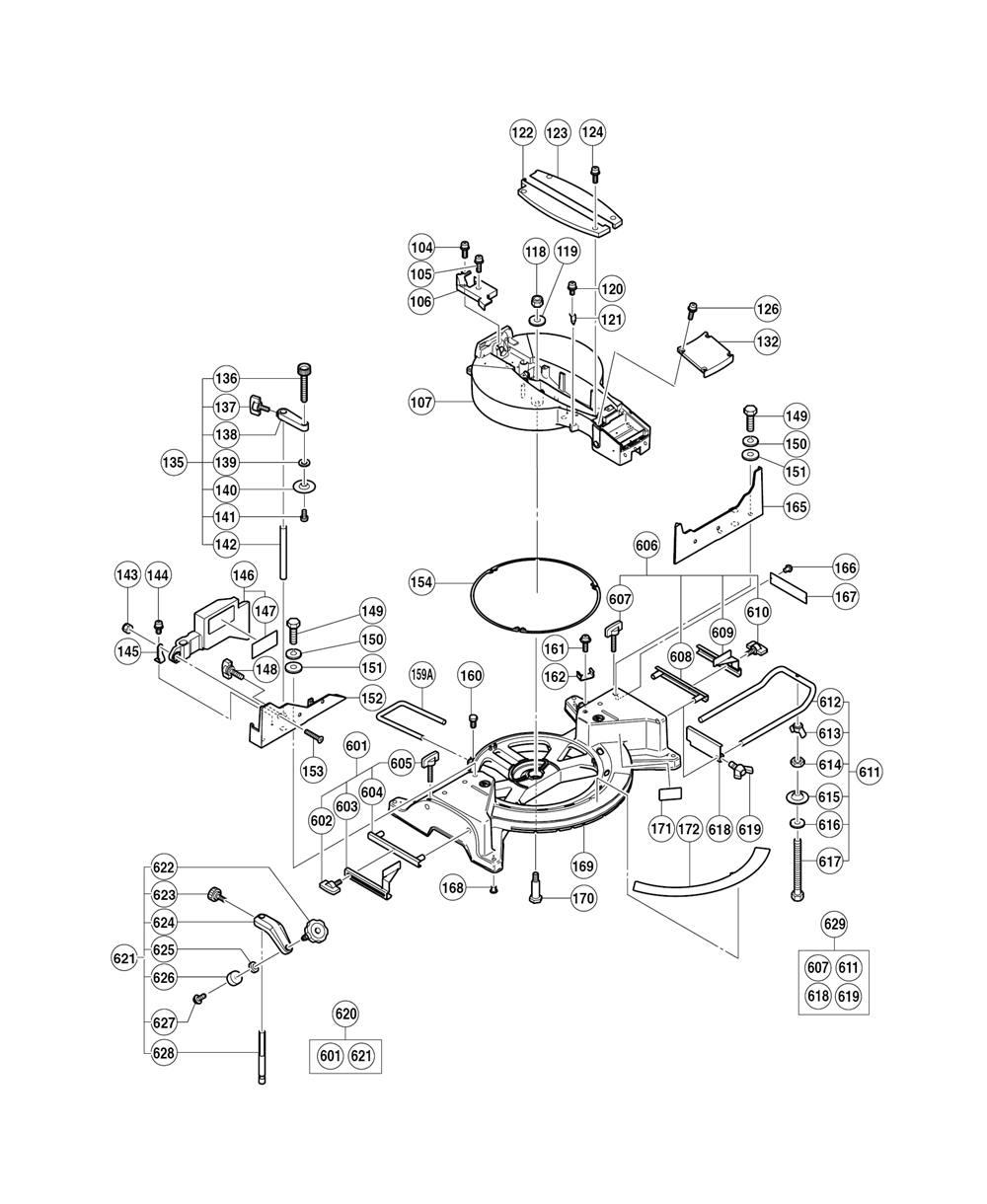 Page 1 Diagram and Parts List for C12FCHE2  Hitachi Hammer Drill