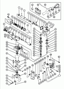 Page 1 Diagram and Parts List for DH20V  Hitachi Demolition Hammer