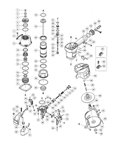 Page 1 Diagram and Parts List for NV65AN  Hitachi Nailer