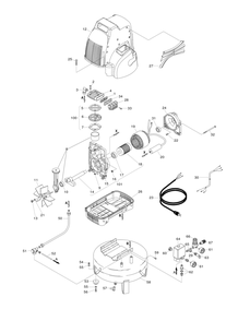 Page 1 Diagram and Parts List for EC79E3  Hitachi Compressor