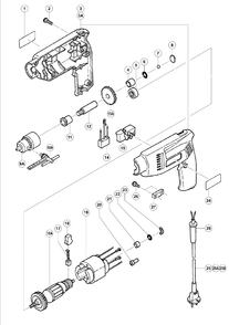 Part Location Diagram of 994810 Metabo HPT SCREW (PLASTIC TIE) D4X16