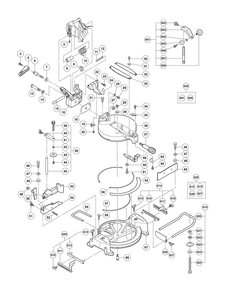 Part Location Diagram of 371742 Metabo HPT Clamp Lever