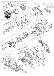 Part Location Diagram of 324662 Metabo HPT Hex. Socket Hd. Bolt M8x15.5