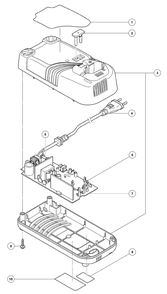 Page 1 Diagram and Parts List for UC18YGL  Hitachi Charger
