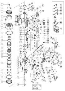 Part Location Diagram of 884-398 Hitachi Pushing Lever Spring (C)