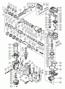 Part Location Diagram of 340963D Metabo HPT STATOR ASSEMBLY 120V