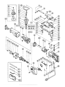 Page 1 Diagram and Parts List for CR10VB  Hitachi Saw