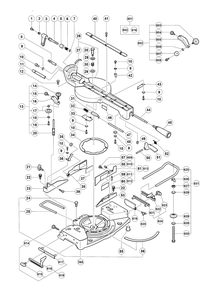 Part Location Diagram of 976-805 Hitachi Side Handle