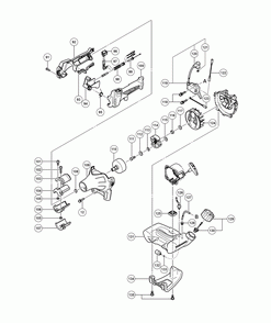 Page 3 Diagram and Parts List for CG24EASPSL  Hitachi Trimmer