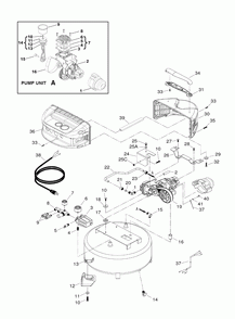 Page 1 Diagram and Parts List for EC510E2  Hitachi Compressor