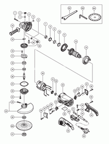 Part Location Diagram of 340888C Hitachi Stator 110v
