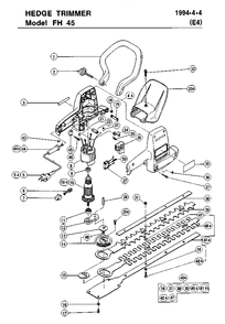 Part Location Diagram of 317-517 Hitachi Sub Handle