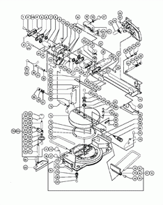 Page 1 Diagram and Parts List for C8FS  Hitachi Saw