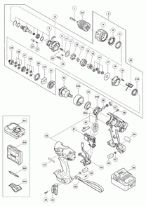 Part Location Diagram of 327-002 Metabo LOCK NUT M4