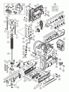 Part Location Diagram of 882896 Metabo HPT TRIGGER PIECE