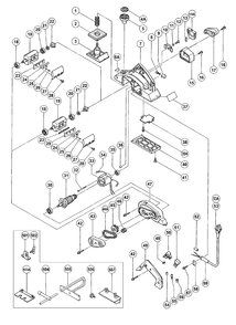 Page 1 Diagram and Parts List for P20SA2  Hitachi Planer Jointer