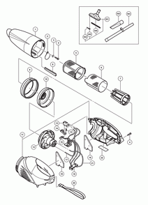 Part Location Diagram of 324307 Metabo HPT SPRING (B)