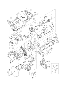 Page 3 Diagram and Parts List for C12LSHE2  Hitachi Saw