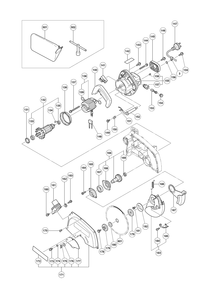 Page 2 Diagram and Parts List for C8FSC  Hitachi Saw