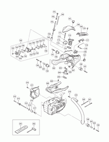 Part Location Diagram of 6685280 Tanaka Trigger Lockout